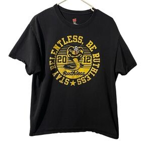 Cobra Shirt Men‎ Large Black Snake Lightweight Casual Workout Gym Streetwear Tee